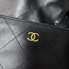 CHANEL香奈儿 25S 菱格纹设计皮穿链肩带 小牛皮 单肩包 女款 黑色（HH） 商品缩略图1