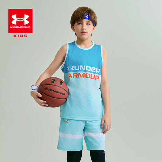 【12月-特惠福利】Under Armour安德玛男女童25新款速干时尚篮球套装252113421 商品图5