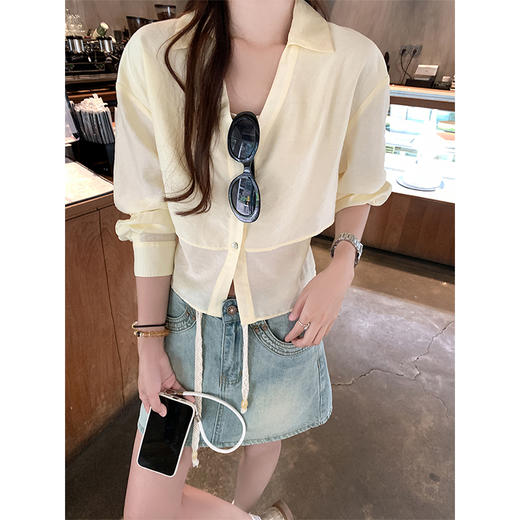 <曾小咸推荐>现货秒杀！卖完不补 ！微信打折价！假两件防晒长袖衬衫 日常169.99/件 立减90 秒杀79.99/件！！ 商品图1