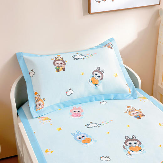 【幼儿园儿童专用凉席】7A抗菌高密绣花A类冰藤软席 商品图13