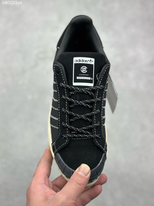 夏季特惠💰330 NEIGHBORHOOD × CLOT x adidas originals Superstar 防滑耐磨 低帮 板鞋 男女同款 商品图1