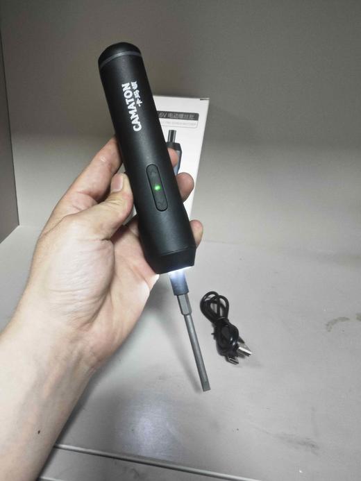 【货号03438】包邮省力款3.6V电动螺丝刀带批头迷你小型家用起字机充电螺丝刀 商品图0