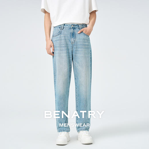 贝纳川夏季浅色牛仔裤ECT130004776 商品图1