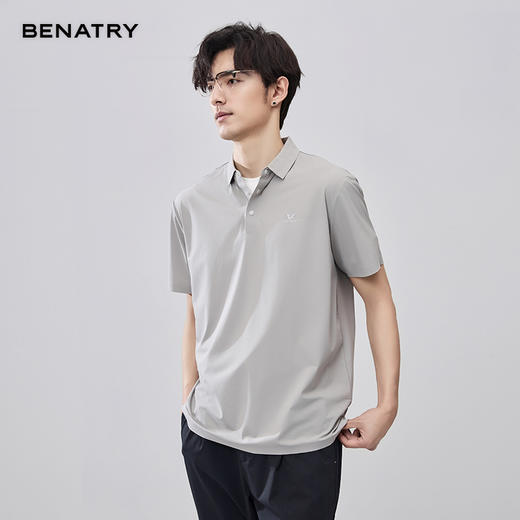 贝纳川夏季速干面料POLO ECF214103 商品图6