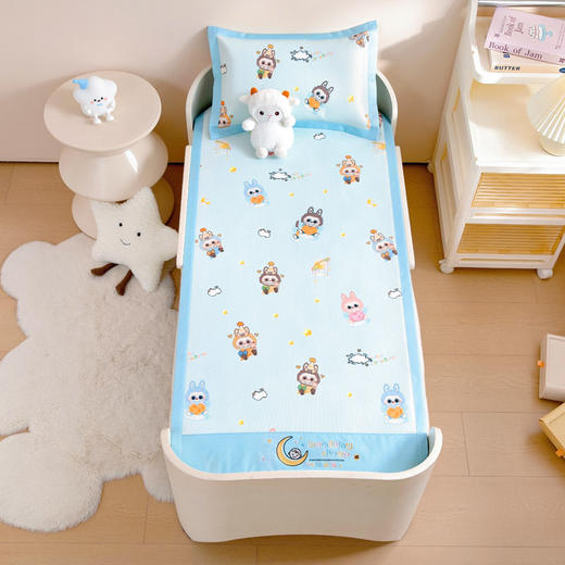 【幼儿园儿童专用凉席】7A抗菌高密绣花A类冰藤软席 商品图9