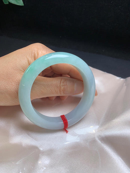 612725，55.8果绿底色手镯、甜果绿色，润润的 清新细腻 商品图5