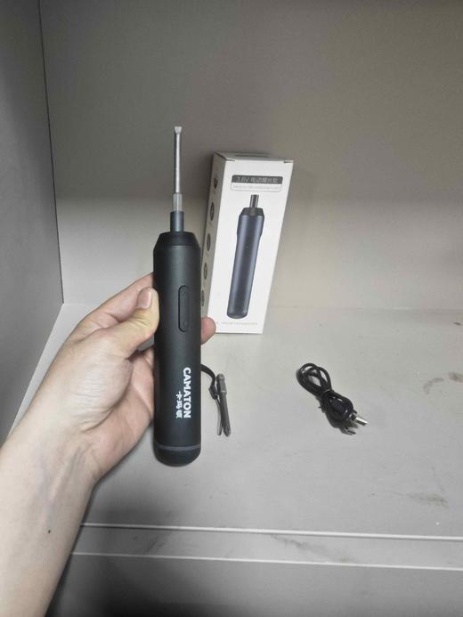 【货号03438】包邮省力款3.6V电动螺丝刀带批头迷你小型家用起字机充电螺丝刀 商品图5