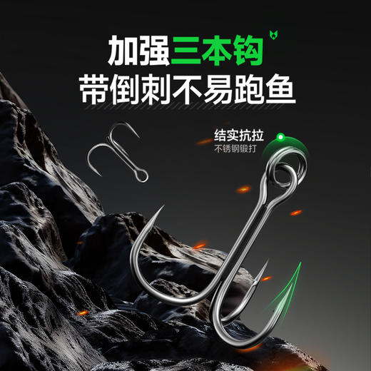 汉鼎大嘴系列多节鱼鲈鱼鳜鱼路亚假饵远投假饵拟饵 商品图4