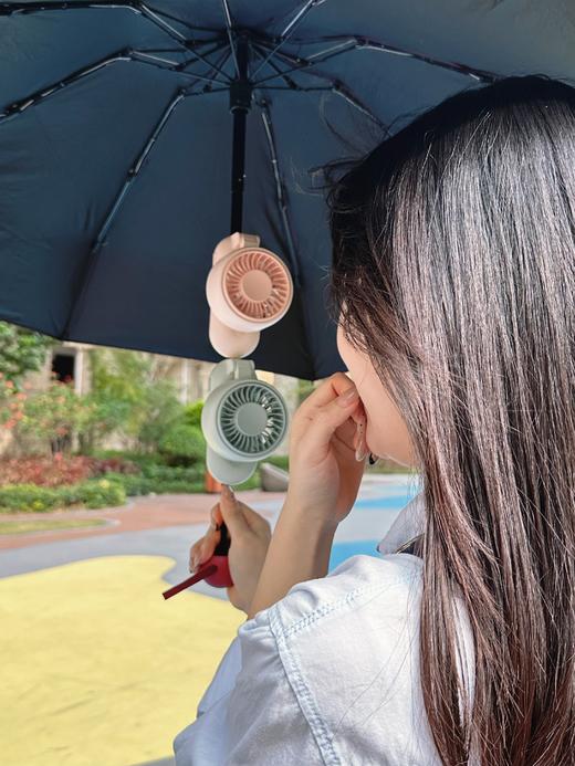 【Airmate艾美特手持小风扇】可夹伞、可桌面、可手持高速风扇❗️可以带上高铁飞机，无限制❗️✅5档调风，转速高达9300转✅2000mah电池，续航最长可用7小时  ✅轻量化设计，最轻150g 商品图4