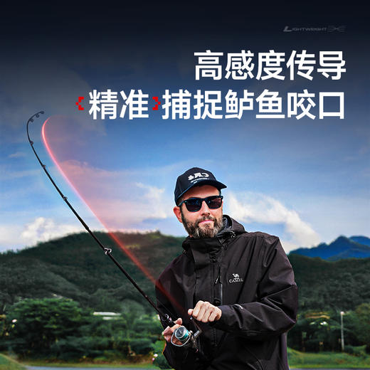 汉鼎路亚竿blast竞技竿海外泛用高碳路亚枪柄直柄钓鱼远投路亚竿 商品图3