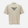 EMPORIO ARMANI 阿玛尼 男士小鹰徽标印花棉质圆领短袖T恤 米色 EM001026 AF13669 M1054 商品缩略图0