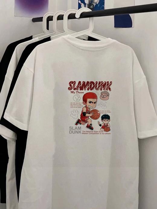 高品质 AJ乔丹专柜同步联名新款飞人樱木灌篮联名系列印花情侣短袖 商品图7