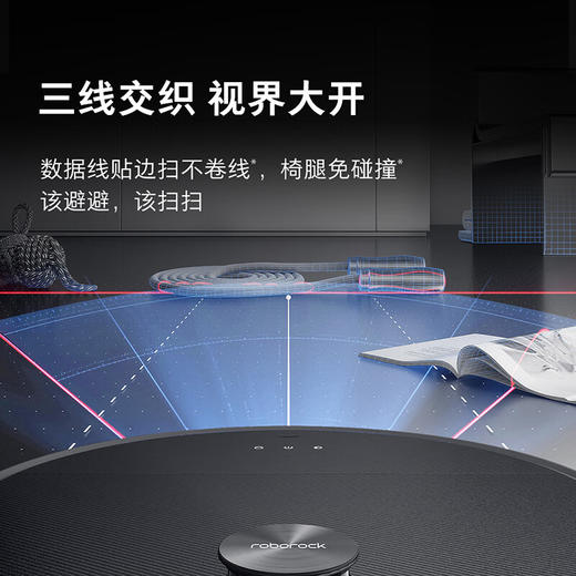 石头（roborock）扫地机器人扫拖一体 G30 自动上下水版 自动集尘热水洗拖布烘干补水擦地拖地 A1460RR 商品图3
