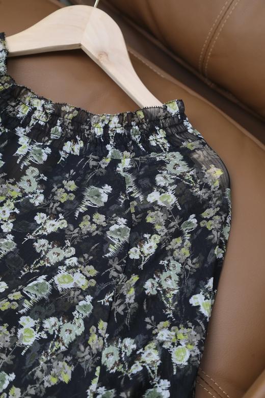 LPIUTY品牌直发！浪漫限定！桑蚕丝碎花连衣裙 C1225033 商品图8