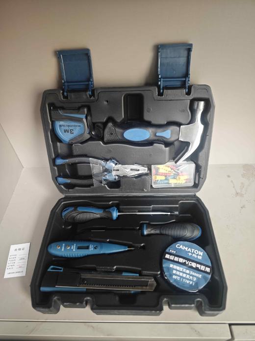 【货号02878】包邮卡玛顿精品手动工具套盒钳子美工刀螺丝刀羊角锤测电笔膨胀螺丝 商品图4