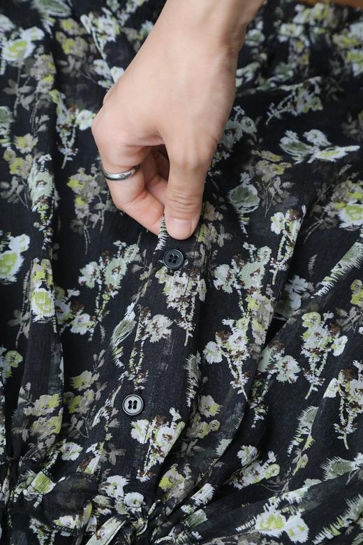 LPIUTY品牌直发！浪漫限定！桑蚕丝碎花连衣裙 C1225033 商品图12