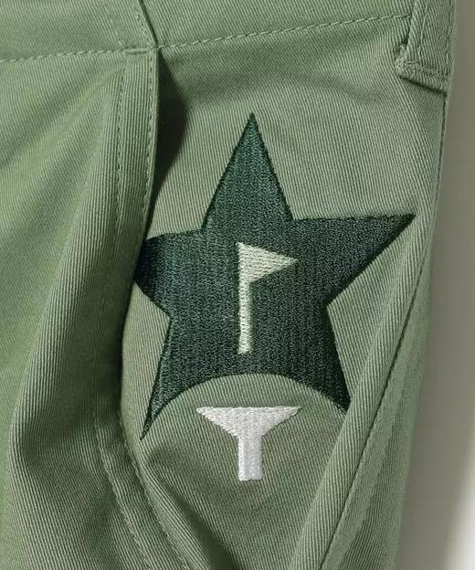 BEAMS GOLF 橙色标签/星旗标志 弹力长裤 商品图1