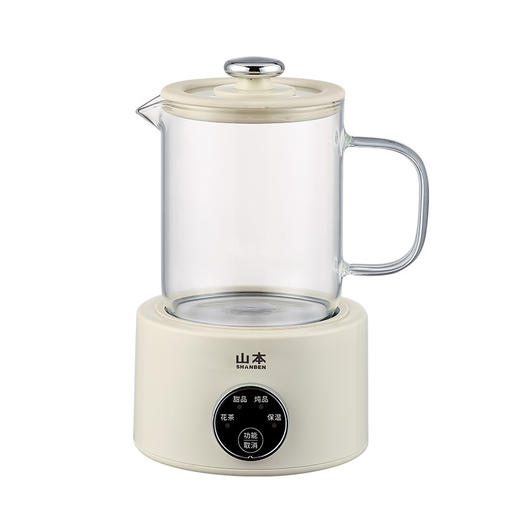 山本养生壶养生杯多功能家用小型迷你办公室烧水煮茶壶玻璃花茶 商品图4