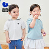 迷你巴拉女宝T恤夏凉感抑菌女童学院风速干短袖 商品缩略图1