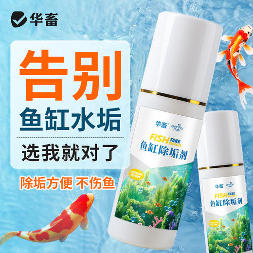 华畜鱼缸除垢剂水垢清除剂强力清洗鱼缸玻璃内壁水锈水垢清洁剂 商品图0