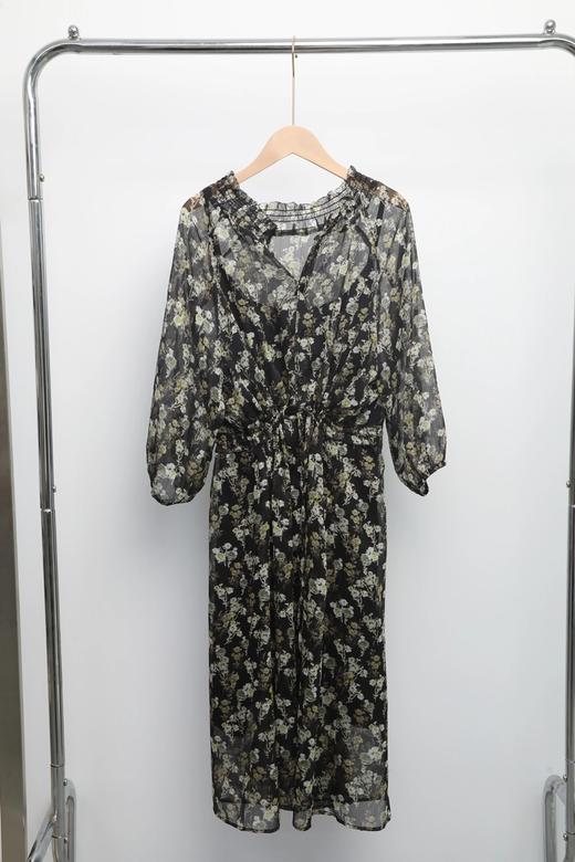 LPIUTY品牌直发！浪漫限定！桑蚕丝碎花连衣裙 C1225033 商品图4