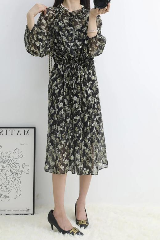 LPIUTY品牌直发！浪漫限定！桑蚕丝碎花连衣裙 C1225033 商品图1