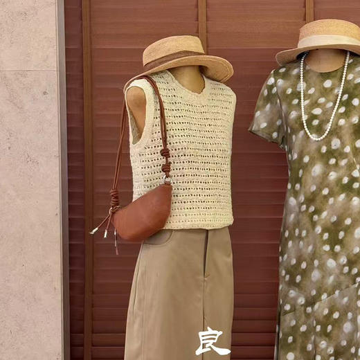 【预售7天】良木礼夏季镂空背心(25009) 商品图2