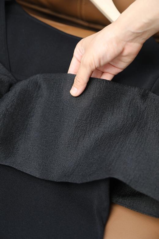 LPIUTY品牌直发！网纱蝴蝶结针织上衣 B015021 商品图8