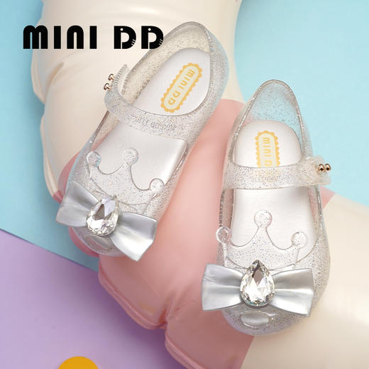 MINIDD童鞋轻便可爱女童鞋钻石凉鞋夏日公主鞋MNDD24-11 商品图0