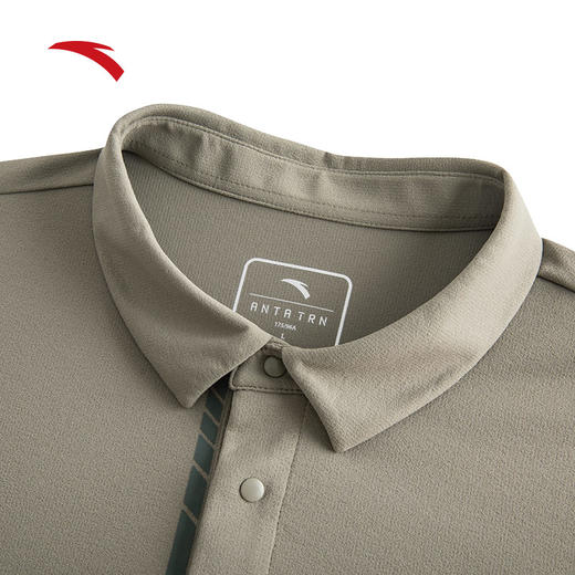 安踏训练POLO衫男子2025年夏季新款翻领商务休闲短T袖152527101 商品图2