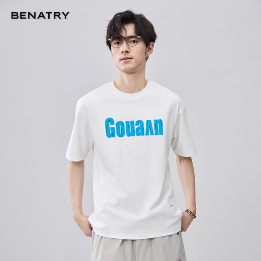 贝纳川夏季字母短袖T恤ECF214107 商品图4