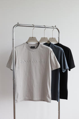 大额 C.G刺绣字母圆领短袖T恤 TX449