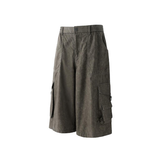 BJHG不计后果废土风工装短裤男夏季潮流新品大口袋街头休闲七分裤 商品图2