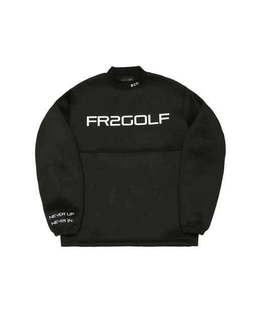 日系潮牌 #FR2 GOLF 高尔夫情侣款 粘合面料字母刺绣弹力长袖套头衫 商品图2