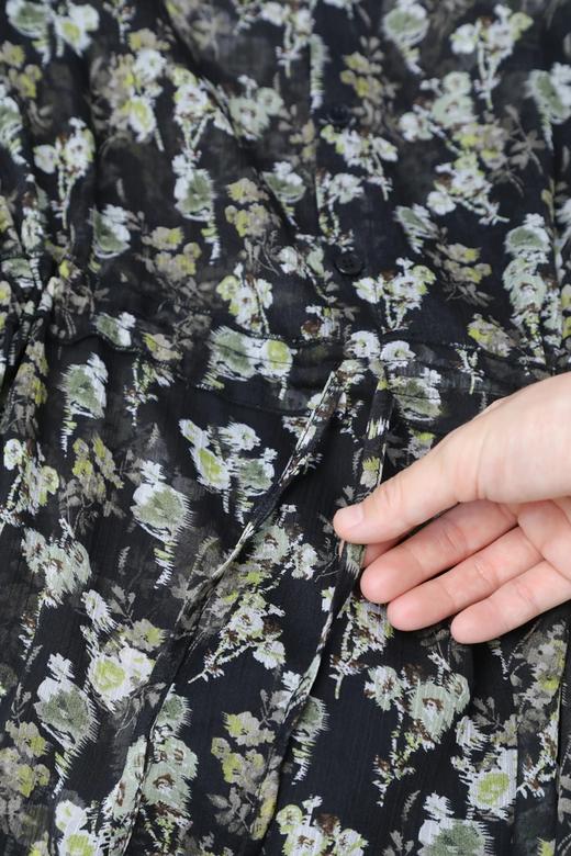 LPIUTY品牌直发！浪漫限定！桑蚕丝碎花连衣裙 C1225033 商品图7