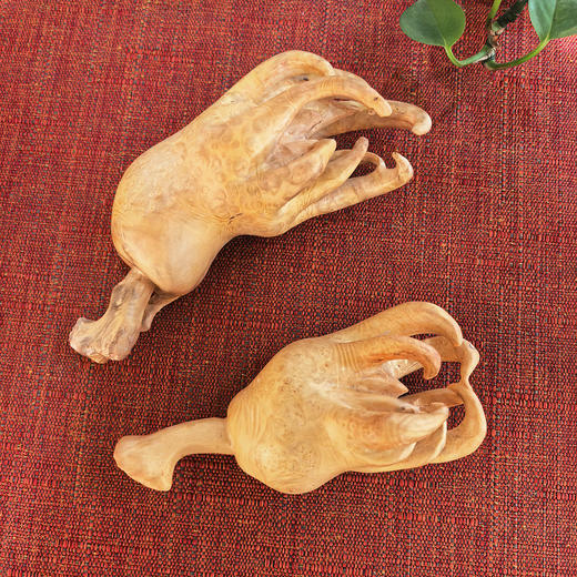 新款大/小号佛手°黄杨木摆件 商品图0