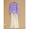 套头衫（23708004-暮山紫）+阔腿裤（24709253-凝脂） 商品缩略图0