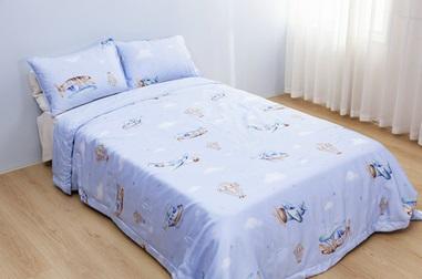 【6F】梦洁宝贝宝藏天丝水洗纯蚕丝夏被：飞行游戏 商品图1