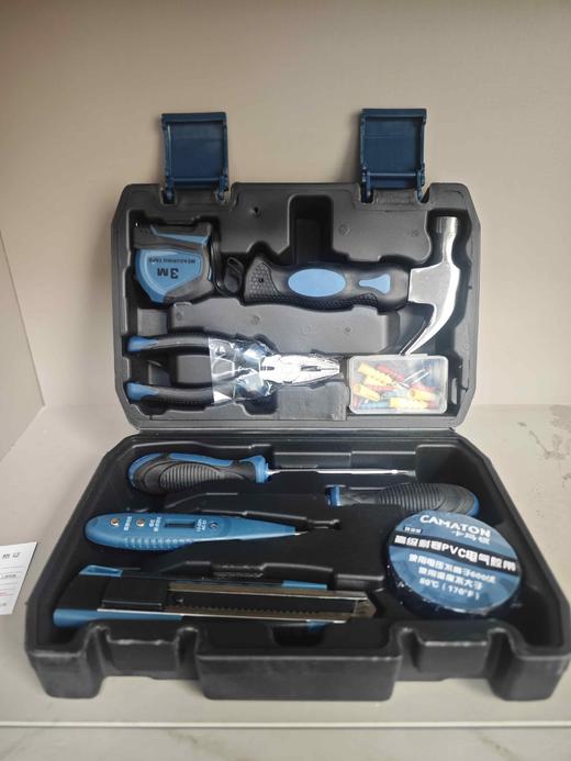 【货号02878】包邮卡玛顿精品手动工具套盒钳子美工刀螺丝刀羊角锤测电笔膨胀螺丝 商品图3