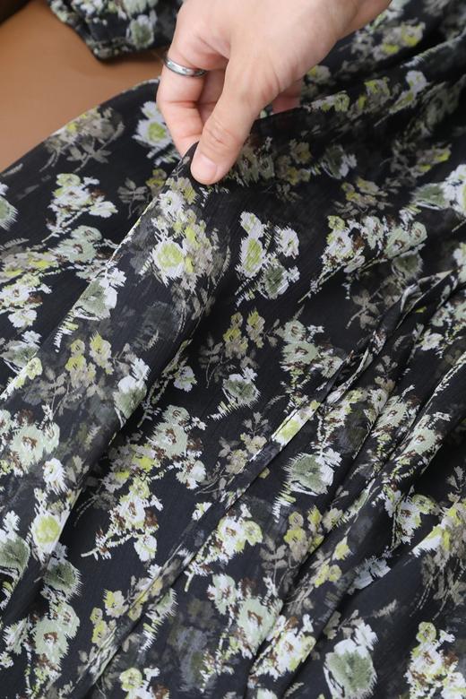 LPIUTY品牌直发！浪漫限定！桑蚕丝碎花连衣裙 C1225033 商品图11