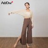 AddOne+1New 瑜伽时尚针织镂空大V领系扣防晒空调衫披肩外搭 商品缩略图1
