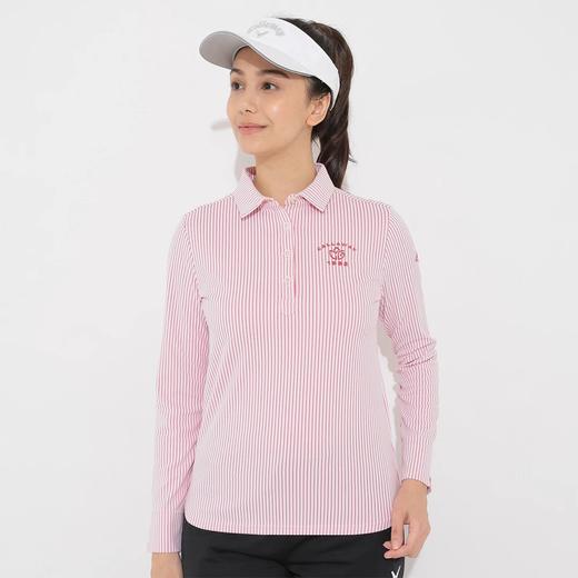 日本官网callaway竖条纹 速干 防晒 吸汗 女款竖条纹长袖秋款T恤 商品图8