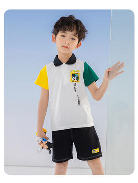 迪士尼夏季新品男女童套装透气儿童套装休闲婴幼儿套装222T1394