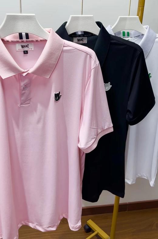 WAAC小恶魔高尔夫男士运动休闲服装24夏季薄款短袖翻领短袖T恤 商品图8