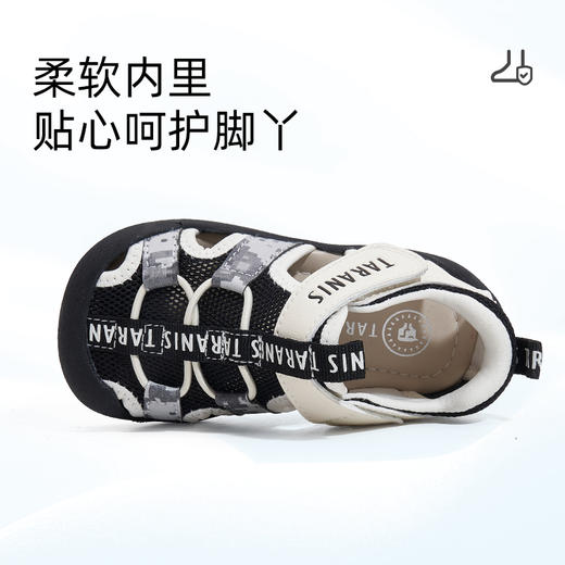 泰兰尼斯夏季婴童段百搭包头防踢镂空透气凉鞋T07T5B7328 商品图2