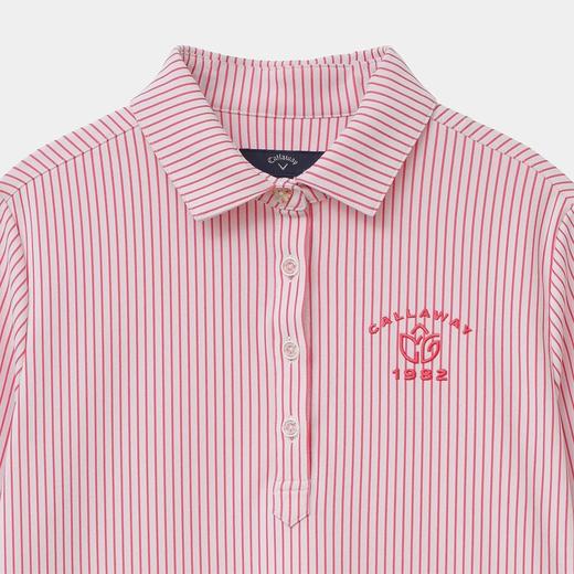 日本官网callaway竖条纹 速干 防晒 吸汗 女款竖条纹长袖秋款T恤 商品图10