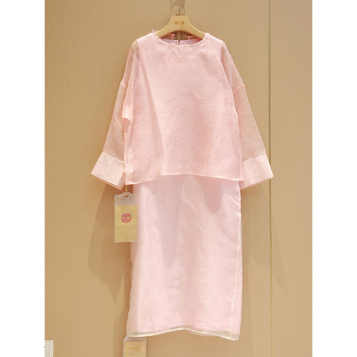 圆领套头衫（24708356-盈盈）+背心裙（24716319-盈盈） 商品图0