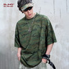 BJHG不计后果 迷彩短袖T恤男夏季潮美式复古仿麂皮绒高街痞帅体恤 商品缩略图0
