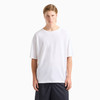 EMPORIO ARMANI 阿玛尼 男士真丝混纺针织圆领短袖T恤 白色 EM000748 AF12913 U0003 商品缩略图1