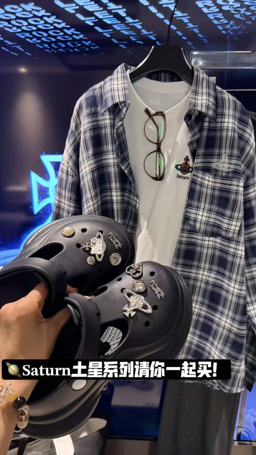 丑萌巴黎风土星厚底洞洞鞋沙滩鞋 商品图5